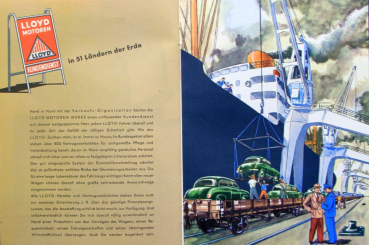 Lloyd LP 400 S Modelprogram 1958 Carbrochure  (10131)